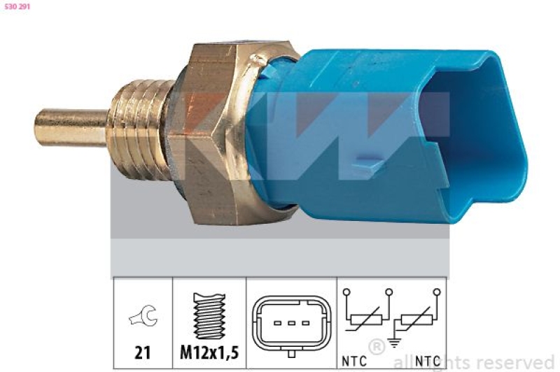 KW Sensor, Kühlmitteltemperatur Made in Italy - OE Equivalent