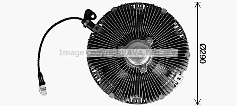 AVA QUALITY COOLING Clutch, radiator fan