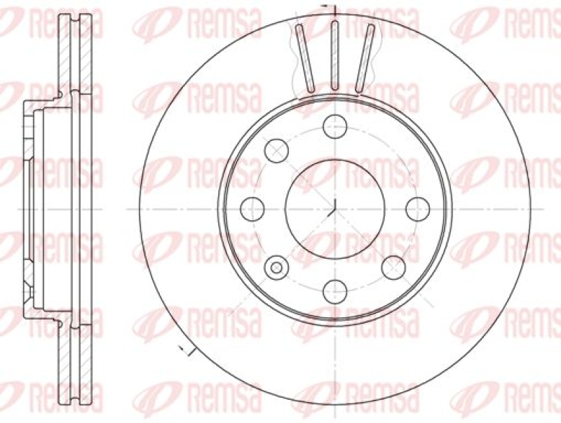 2x KAWE Brake Disc