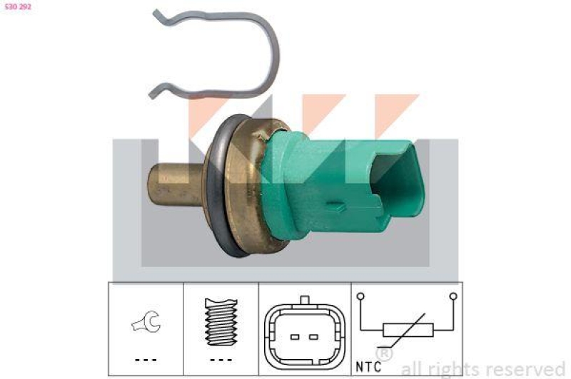 KW Sensor, Kühlmitteltemperatur Made in Italy - OE Equivalent