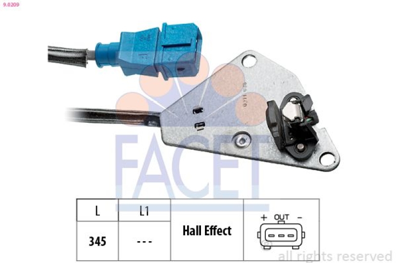 FACET Sensor, Nockenwellenposition Made in Italy - OE Equivalent