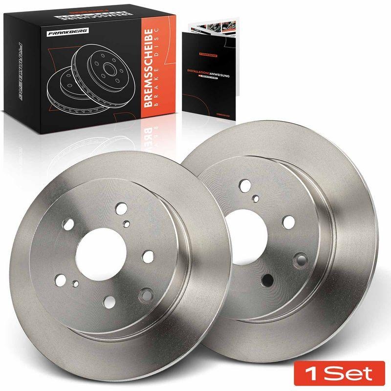 2x Frankberg Bremsscheiben Hinterachse 5481FB0033863