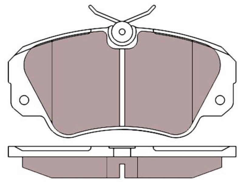 MAPCO Bremsbelagsatz, Scheibenbremse