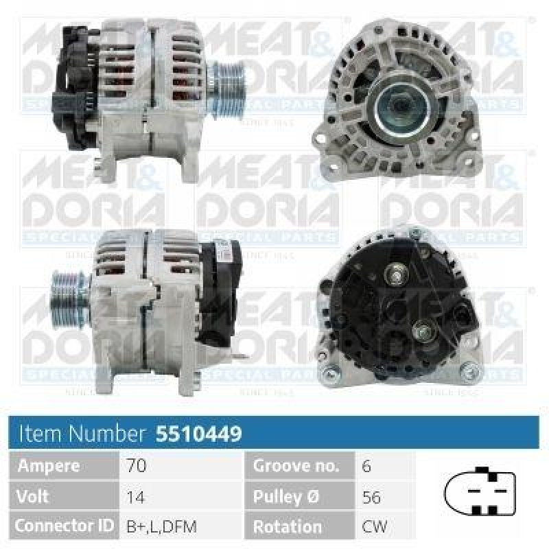 MEAT & DORIA Generator 5510449