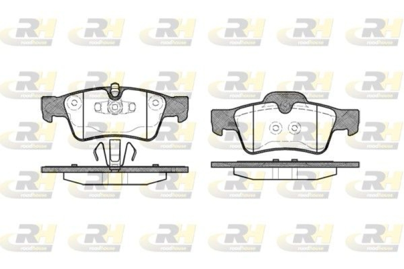 ROADHOUSE Brake Pad Set, disc brake