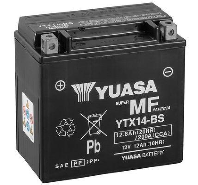 YUASA Starterbatterie Maintenance Free
