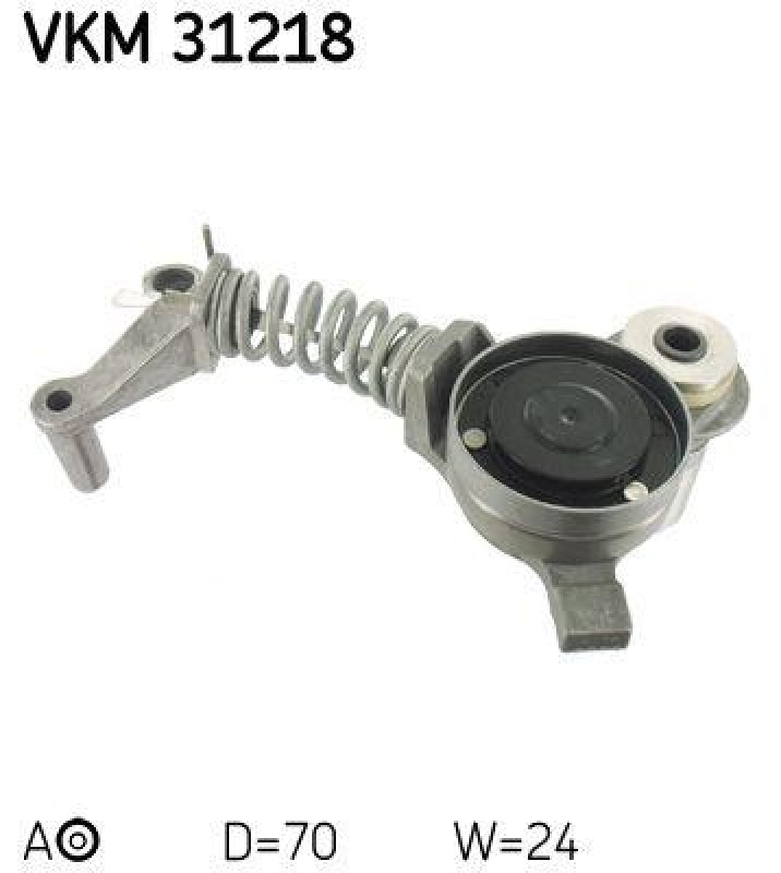 SKF Riemenspanner, Keilrippenriemen VKM 31218