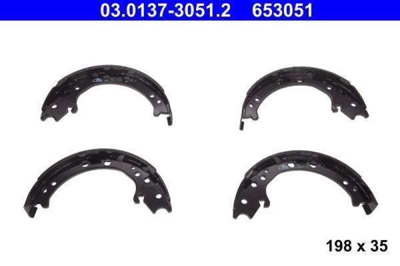 ATE Brake Shoe Set, parking brake