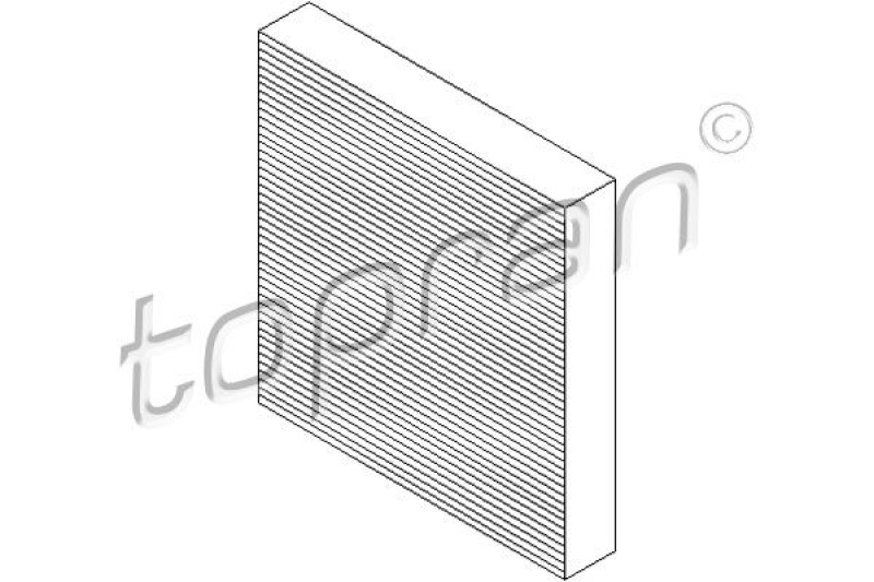 TOPRAN Filter, Innenraumluft