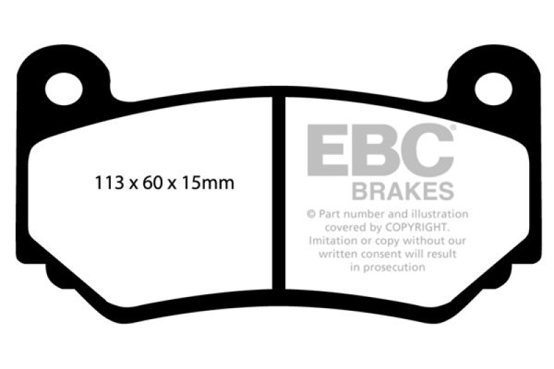 EBC Brakes High Performance Brake Pad Set