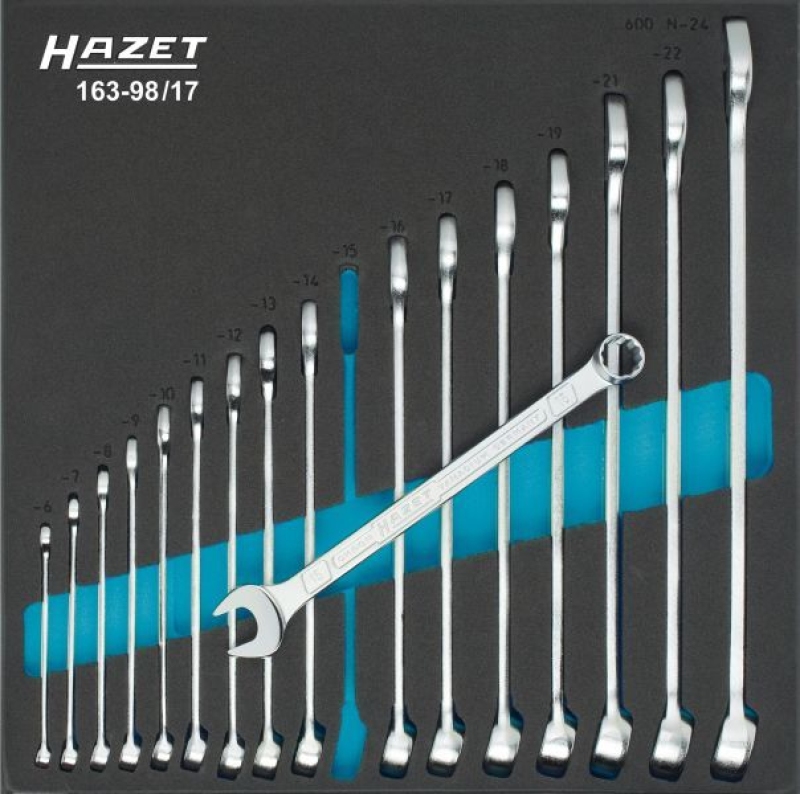 HAZET Spanner Set, ring / open ended