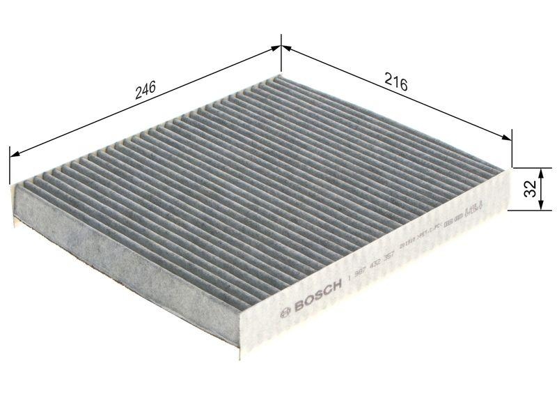 BOSCH Filter, interior air