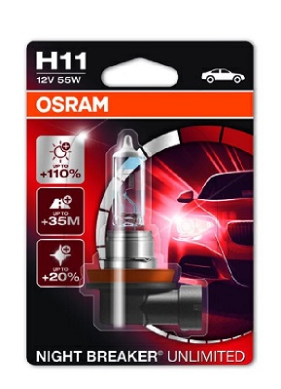 ams-OSRAM Glühlampe, Fernscheinwerfer NIGHT BREAKER UNLIMITED