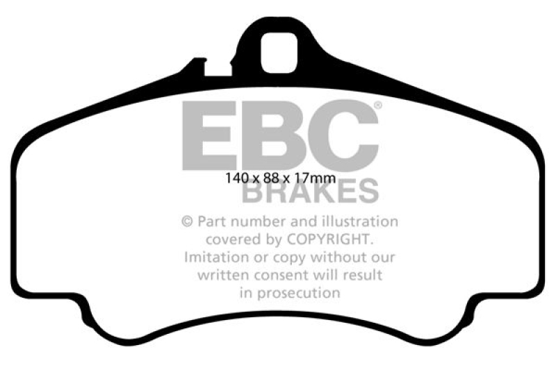 EBC Brakes Hochleistungs-Bremsbelagsatz