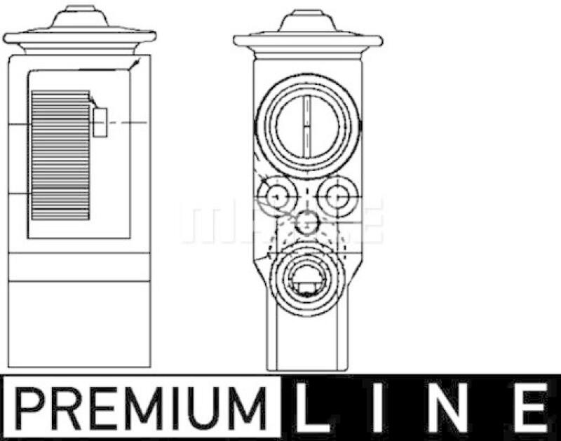 MAHLE Expansionsventil, Klimaanlage BEHR *** PREMIUM LINE *** AVE 55 000P