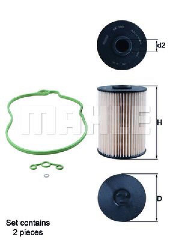 MAHLE Fuel filter