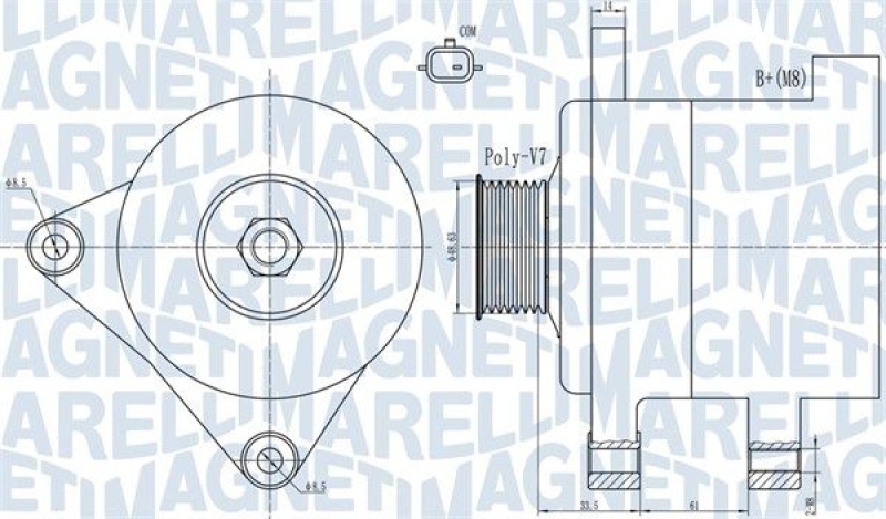 MAGNETI MARELLI Alternator