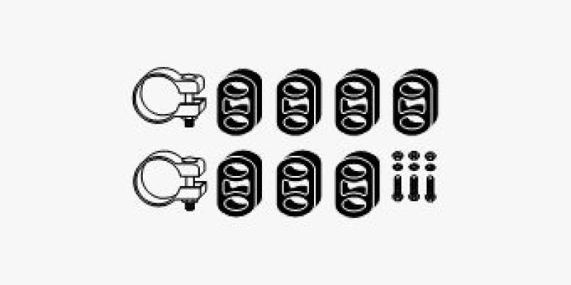 HJS Mounting Kit, exhaust system