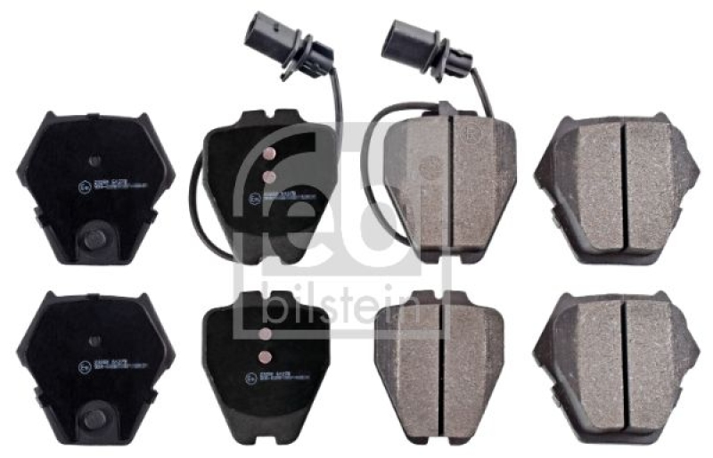 Febi Bremsscheiben + Beläge Vorne + Hinten passend für VW PHAETON 3...