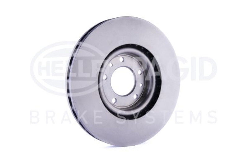 2x HELLA Brake Disc