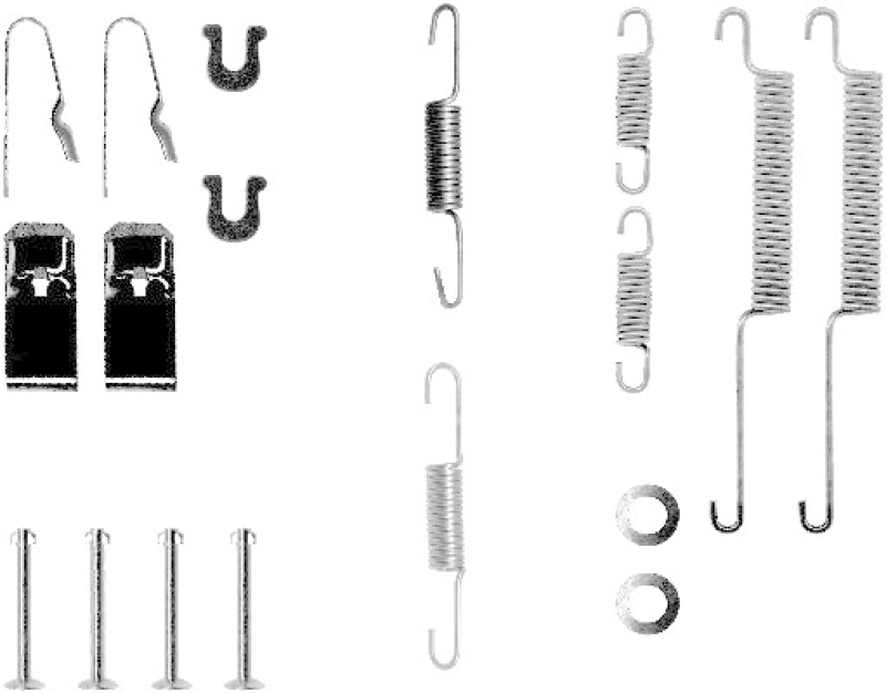 HELLA Accessory Kit, brake shoes