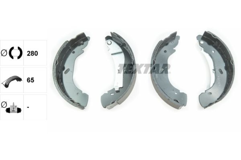 TEXTAR Bremsbackensatz 91058600