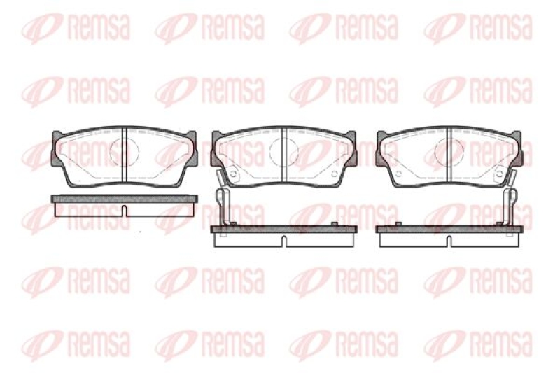 KAWE Brake Pad Set, disc brake