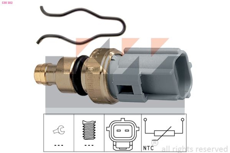 KW Sensor, Kühlmitteltemperatur Made in Italy - OE Equivalent