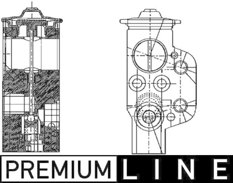 MAHLE Expansion Valve, air conditioning PREMIUM LINE