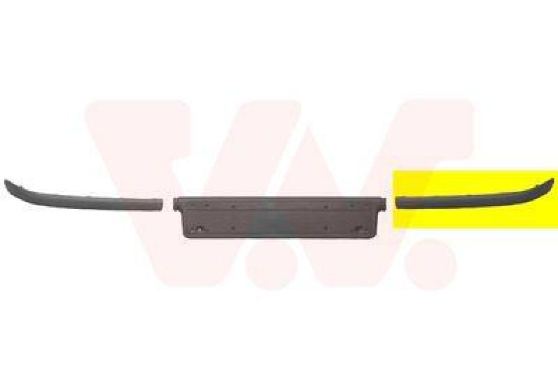 VAN WEZEL Trim/Protective Strip, bumper ** Equipart **
