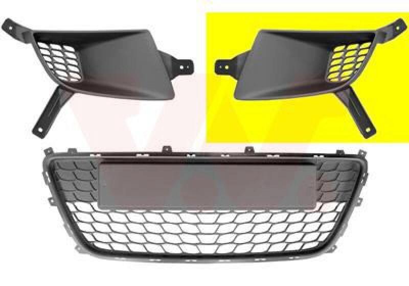 VAN WEZEL Ventilation Grille, bumper