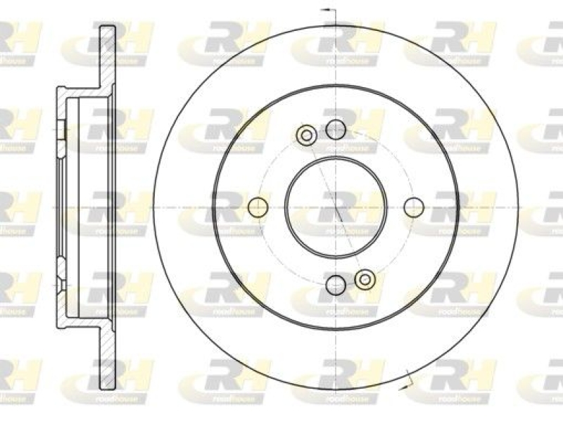 2x ROADHOUSE Bremsscheibe