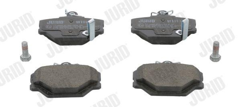 JURID Brake Pad Set, disc brake Jurid White Low Dust