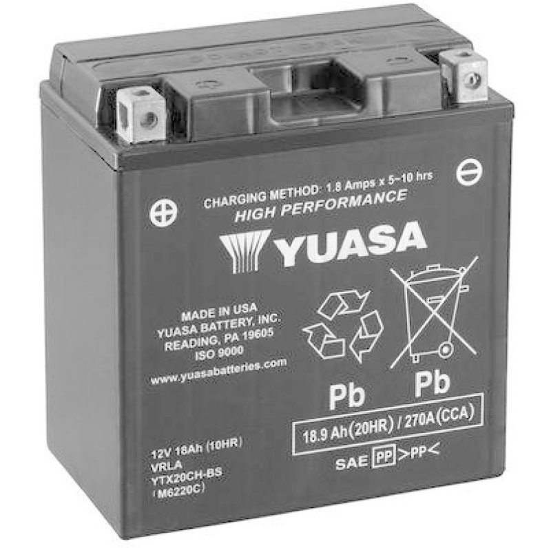 YUASA Starterbatterie High Performance Maintenance Free