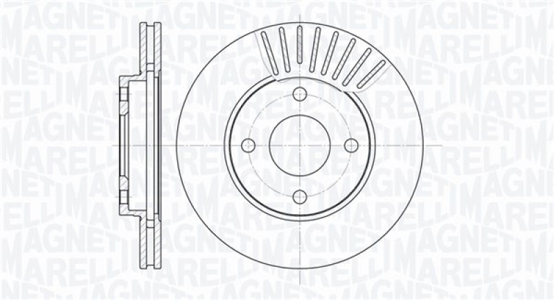 MAGNETI MARELLI Brake Disc