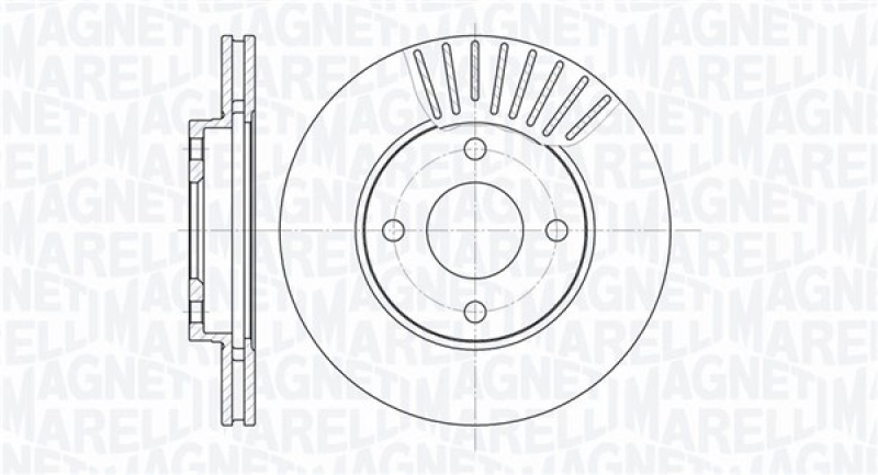 MAGNETI MARELLI Bremsscheibe