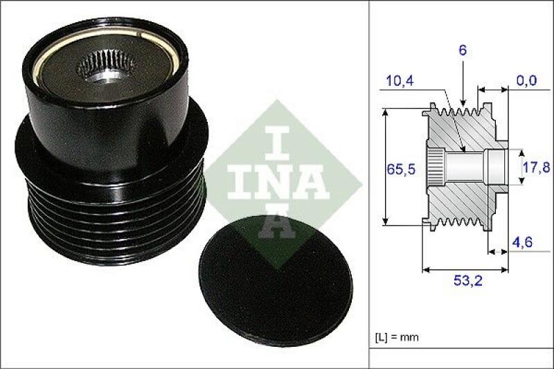 INA Alternator Freewheel Clutch