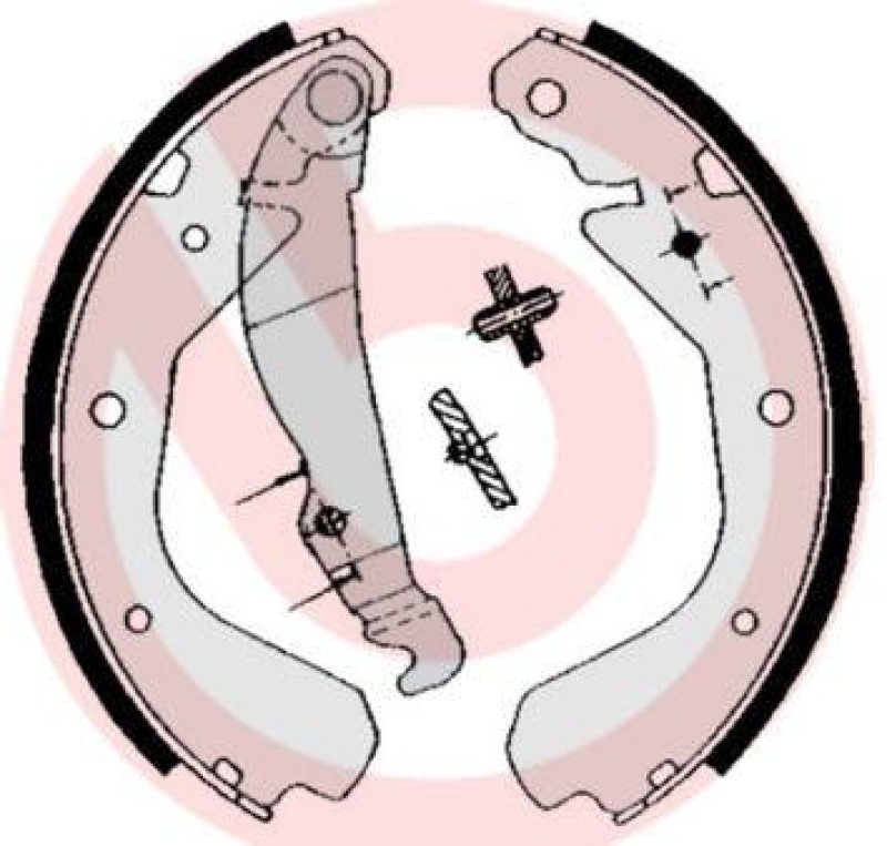 BREMBO Bremsbackensatz ESSENTIAL LINE S 59 509