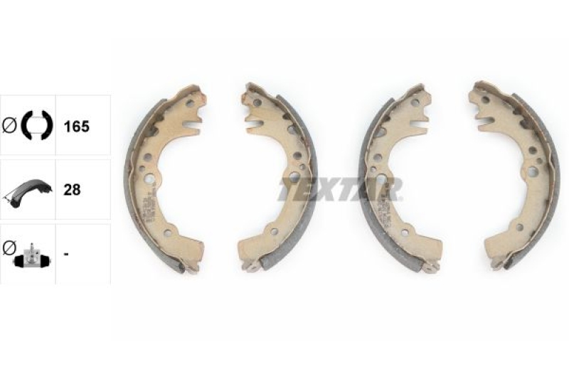 TEXTAR Bremsbackensatz 91059300