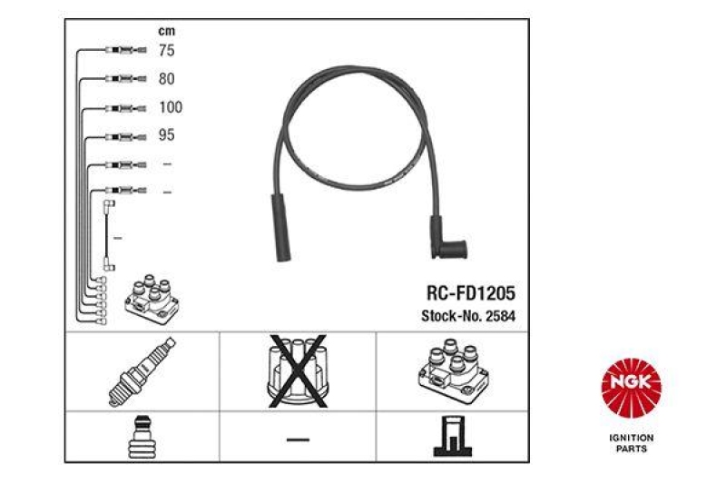 NGK Ignition Cable Kit