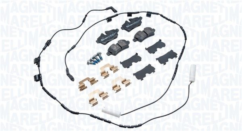 MAGNETI MARELLI Brake Pad Set, disc brake