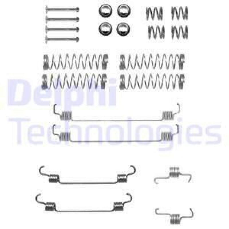 DELPHI Zubehörsatz Bremsbacken Trommelbremse Montagesatz
