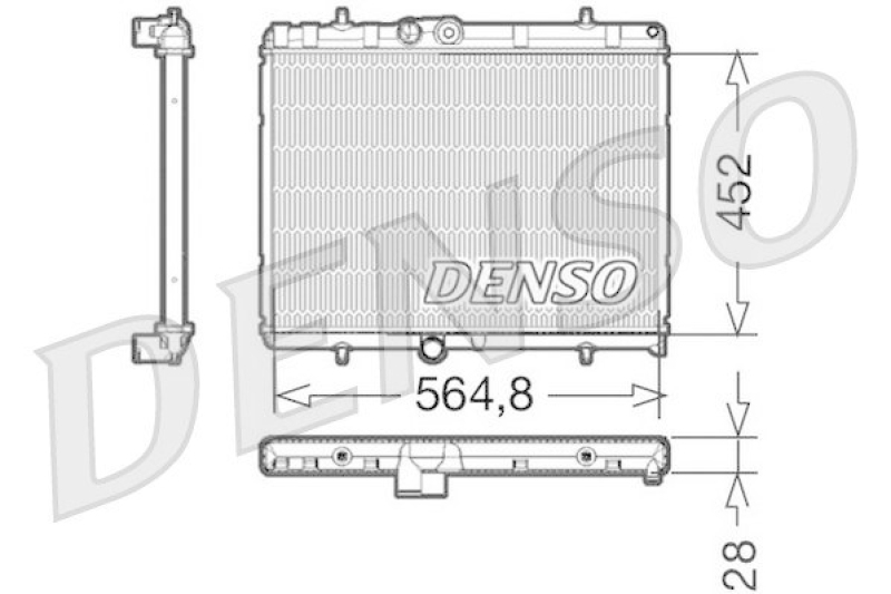 DENSO Radiator, engine cooling