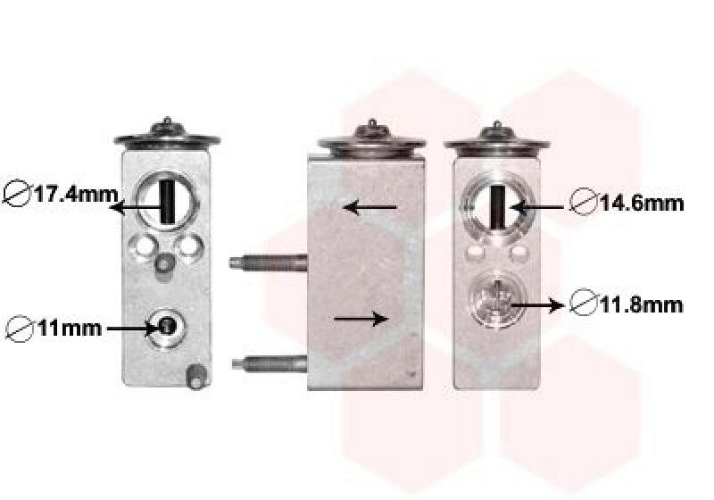 VAN WEZEL Expansionsventil, Klimaanlage
