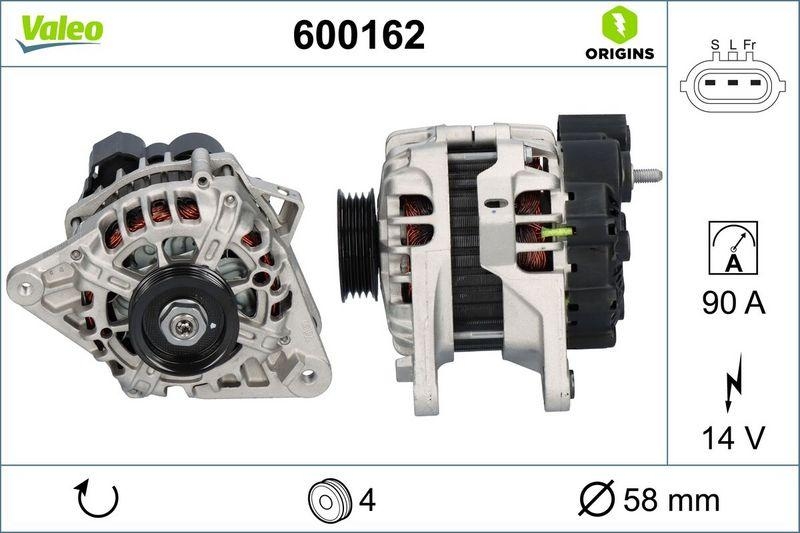 VALEO Generator VALEO ORIGINS NEW OE TECHNOLOGIE