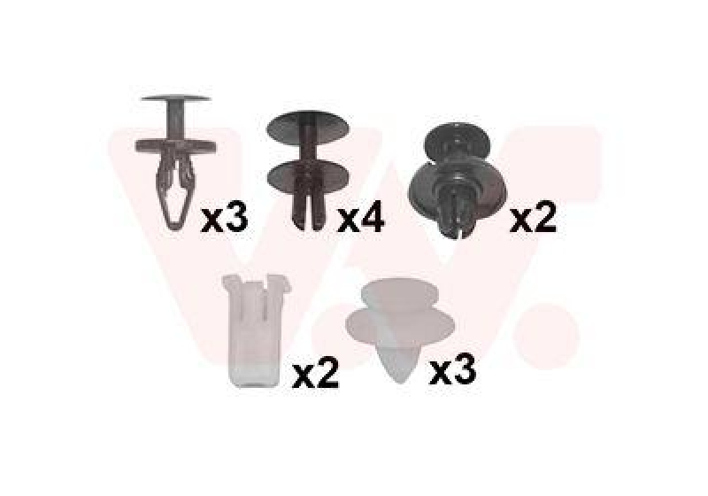 VAN WEZEL Mounting Kit, mud guard
