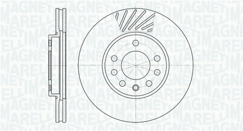 MAGNETI MARELLI Bremsscheibe