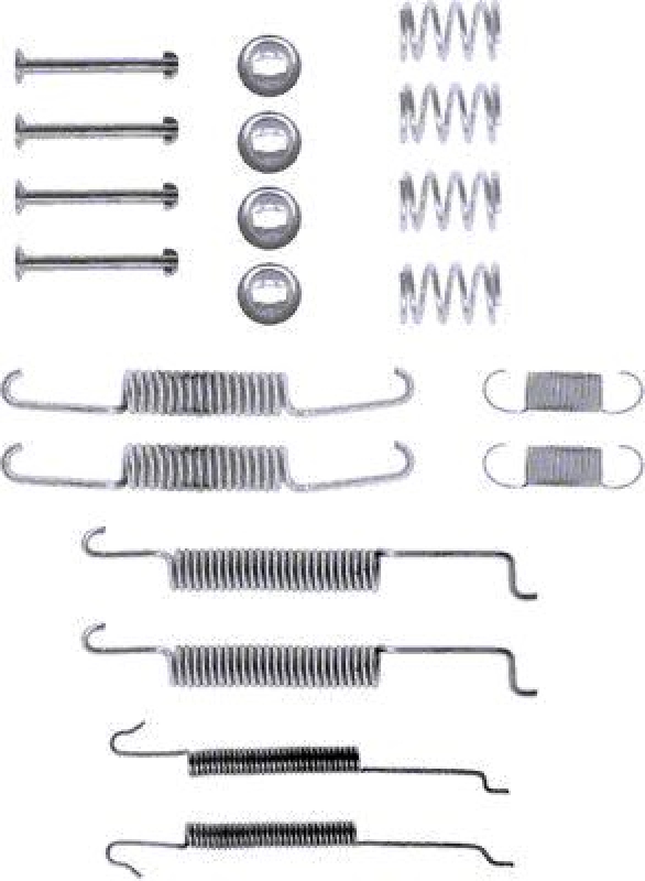 HELLA Accessory Kit, brake shoes