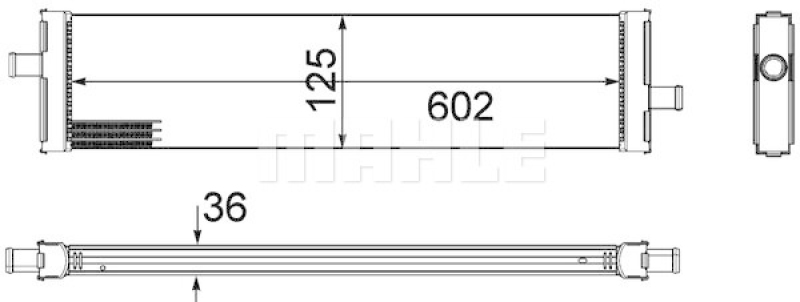 MAHLE Radiator, engine cooling BEHR *** PREMIUM LINE ***