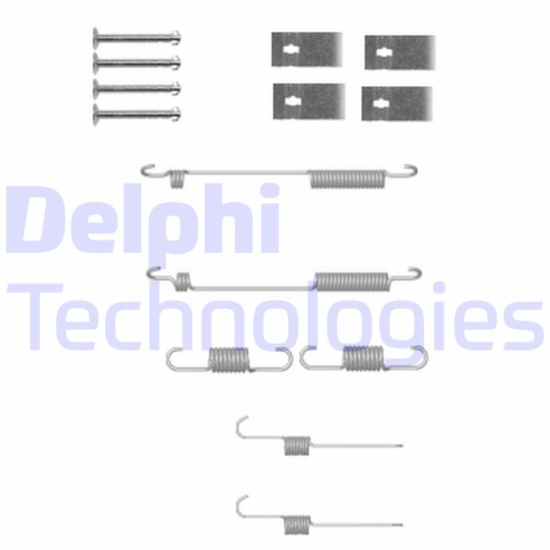 DELPHI Zubehörsatz Bremsbacken Trommelbremse Montagesatz